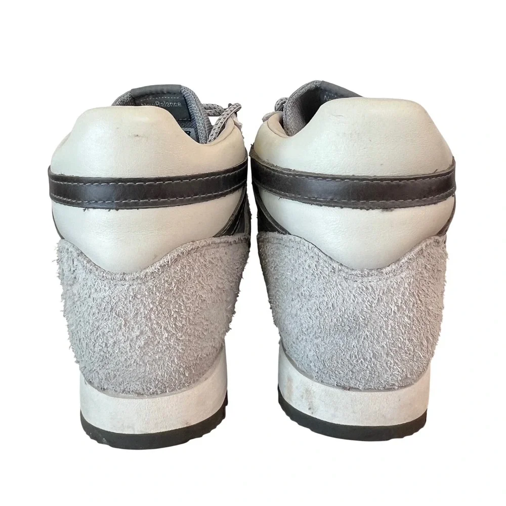 New Balance Rainier Hiking Boots Grey Suede Vibram Mens 9 URAINAD